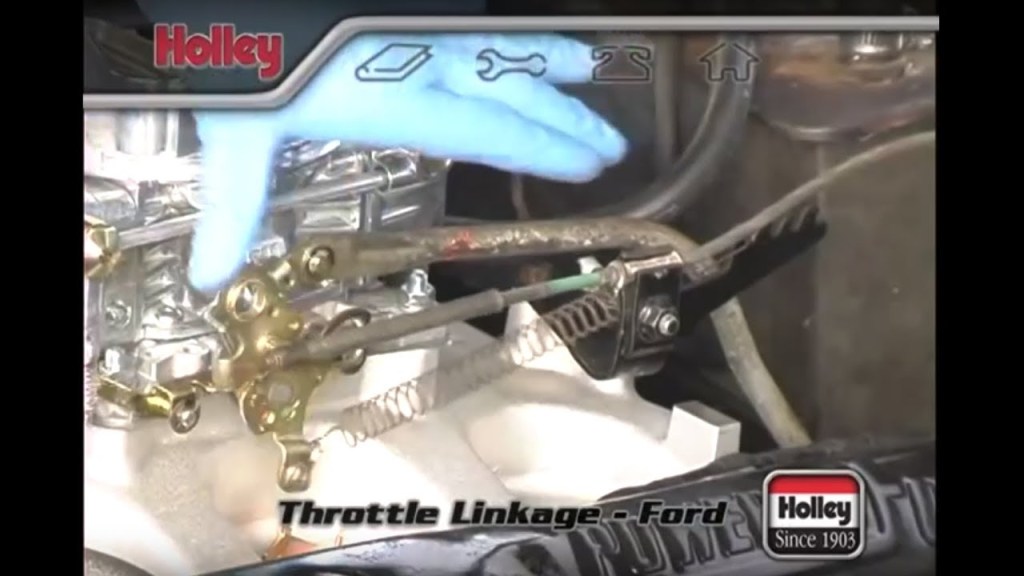 Picture of: Attaching Ford Throttle Linkage To A Holley Carb