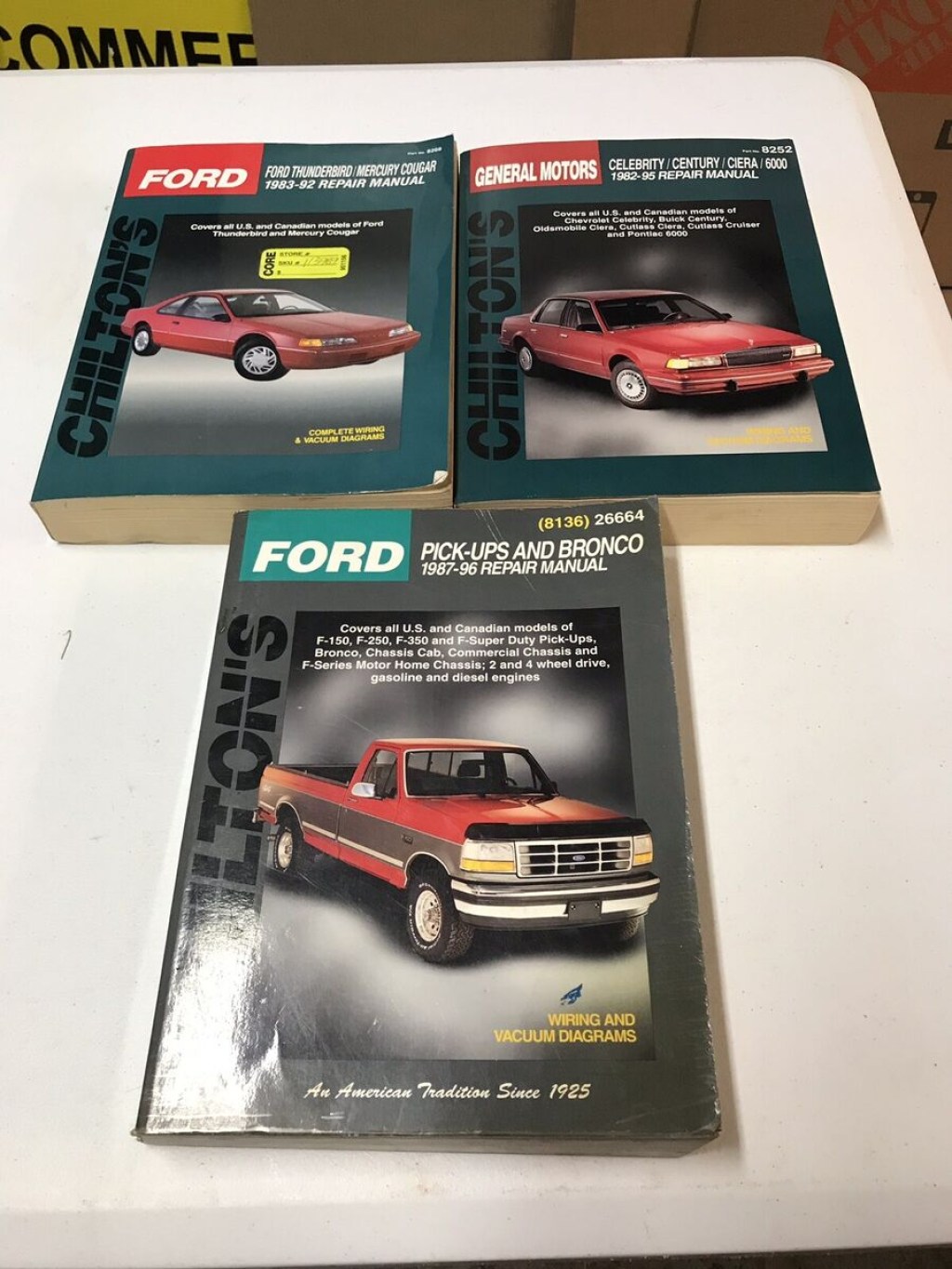 Picture of: CHILTON MANUAL – Ford Truck – Thunderbird Cougar – GM