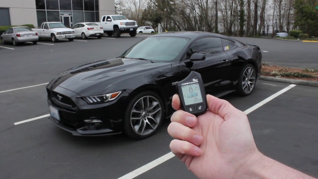 Picture of: Compustar -Way Remote Start Confirmation Demo on 015 Ford Mustang GT