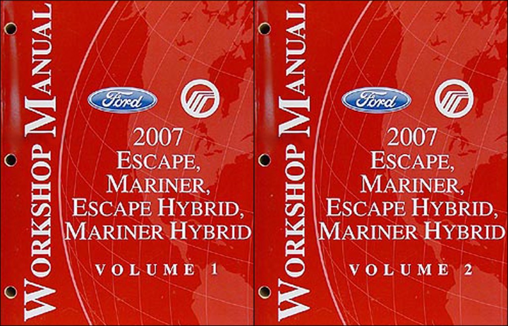 Picture of: Escape, Mariner, & Hybrid Repair Shop Manual Original Set