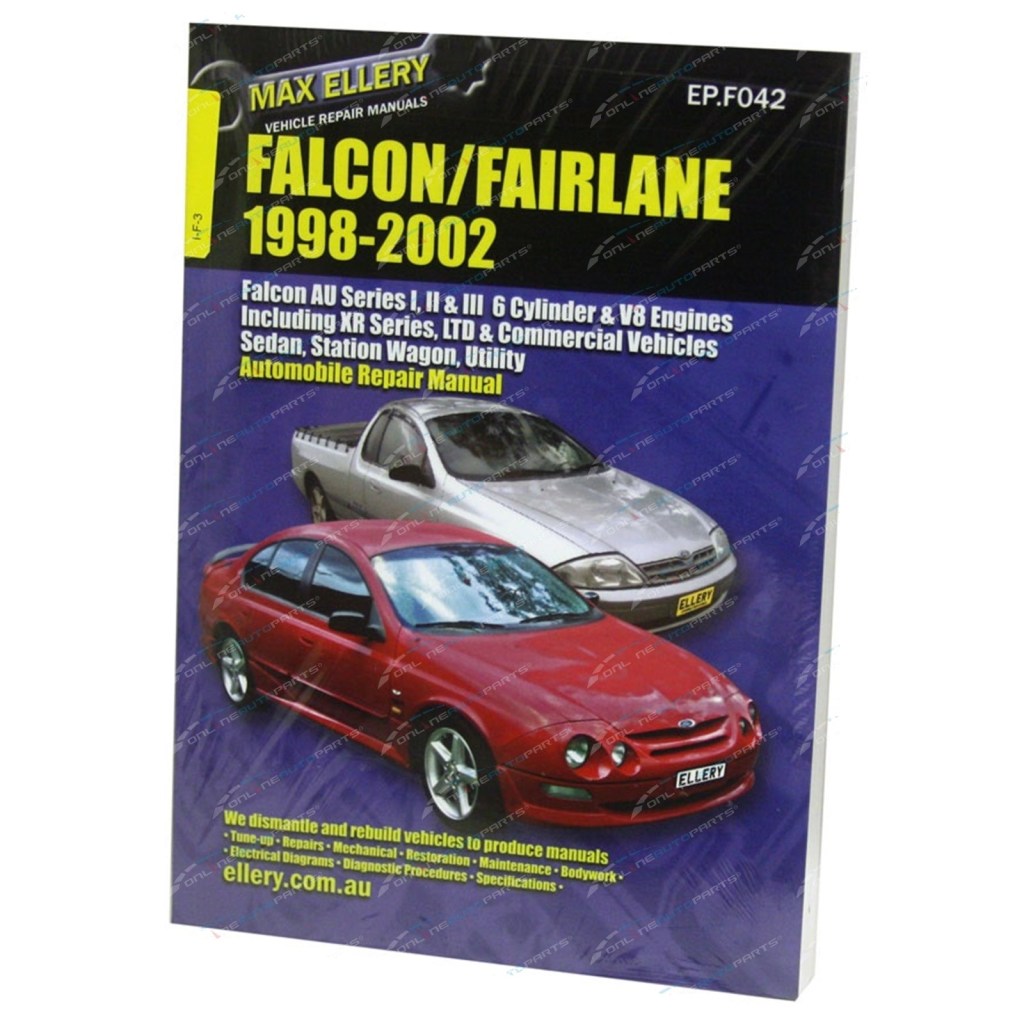 Picture of: Falcon/Fairlane Vehicle Repair Manual -, Ellery