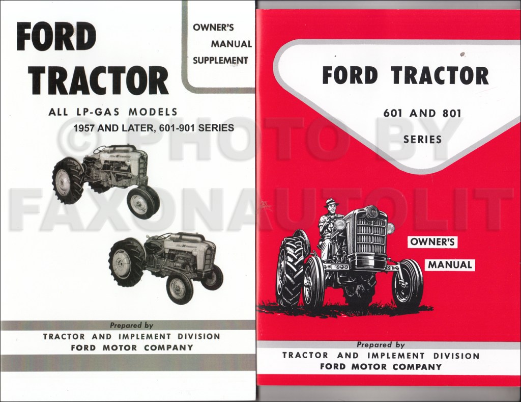Picture of: – Ford  &  Series Tractor LP-Gas Owner’s Manual Set Reprint