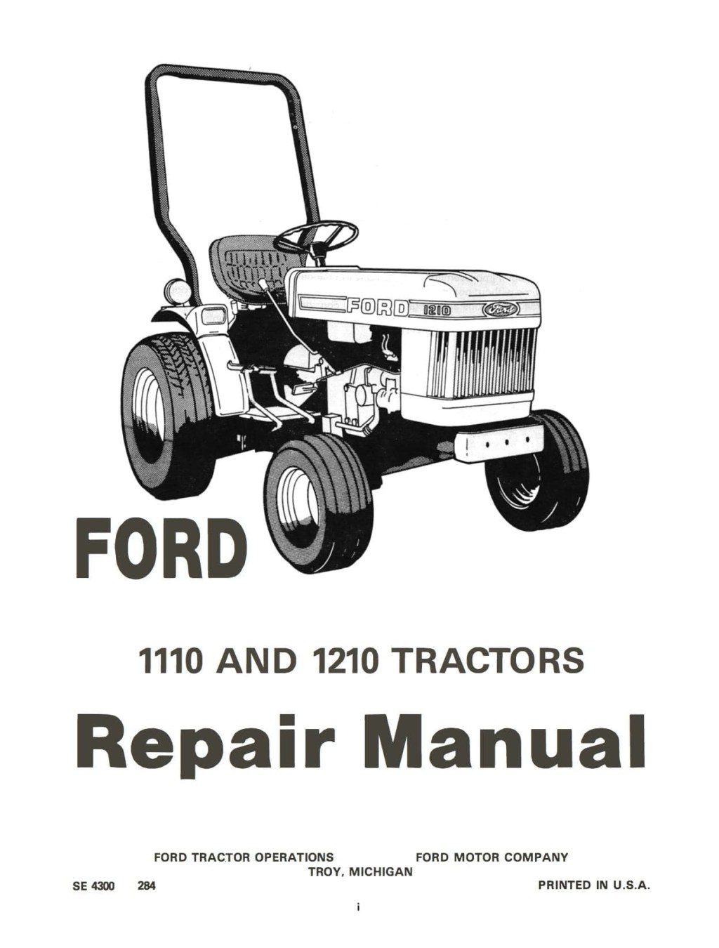 Picture of: Ford  and  Tractors – Repair Manual