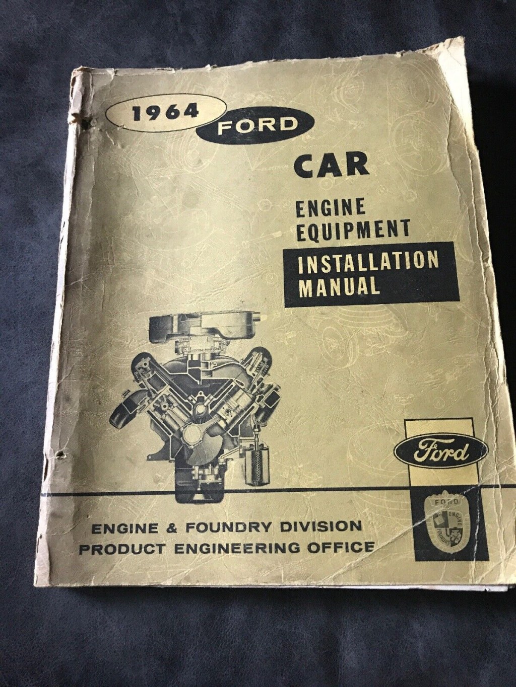 Picture of: Ford Car Engine Equipment Installation Manual Original Dept