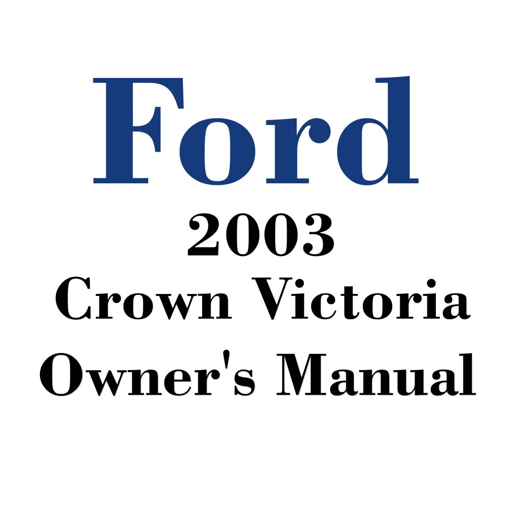 Picture of: Ford Crown Victoria owners manual PDF digital download – Etsy