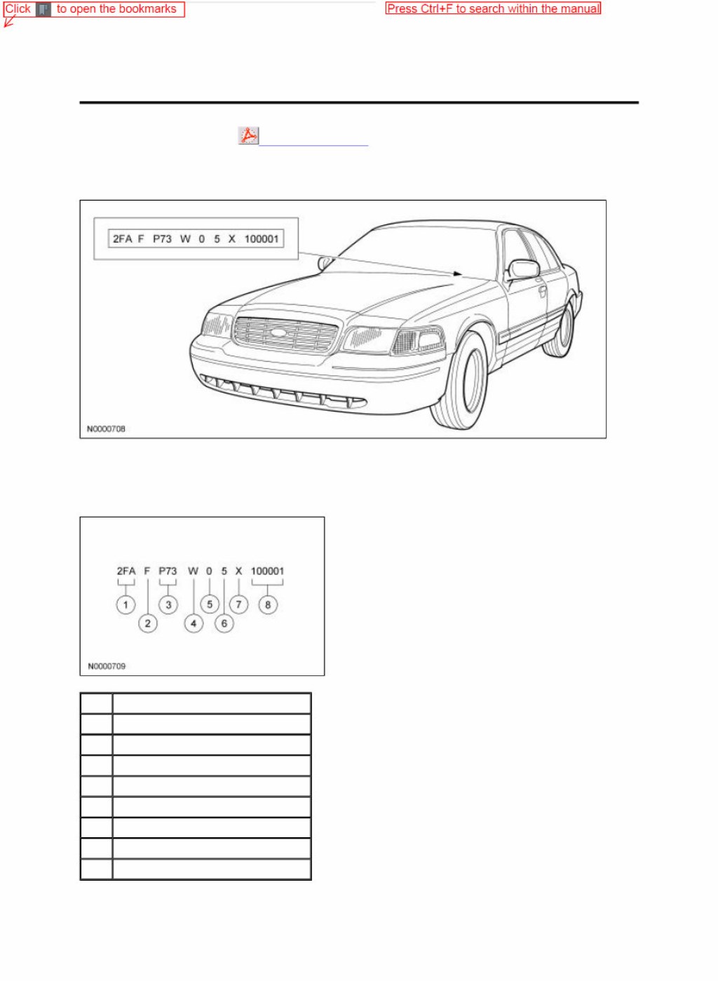 Picture of: FORD CROWN VICTORIA Workshop Service Repair Manual