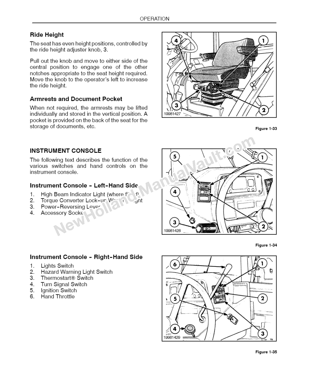 Picture of: Ford D, D, D Tractor Loader Operator’s Manual – Manual Vault