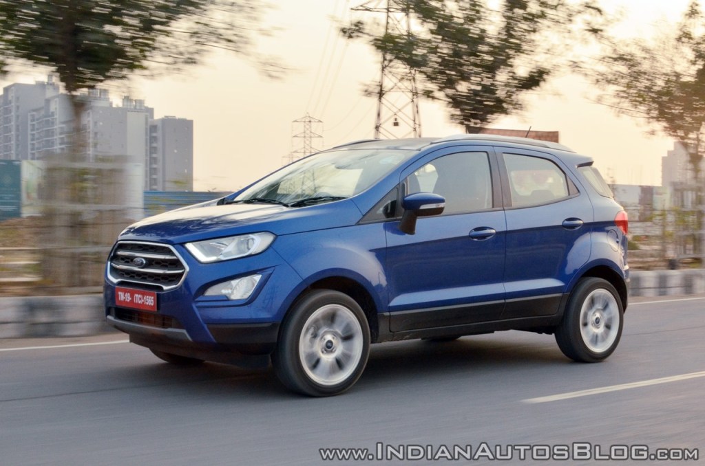 Picture of: Ford EcoSport Titanium+ Petrol Manual launched at INR