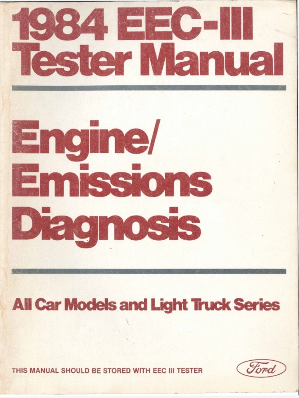 Picture of: FORD EEC-III Tester Manual – Visioneer  PDF  Switch  Components
