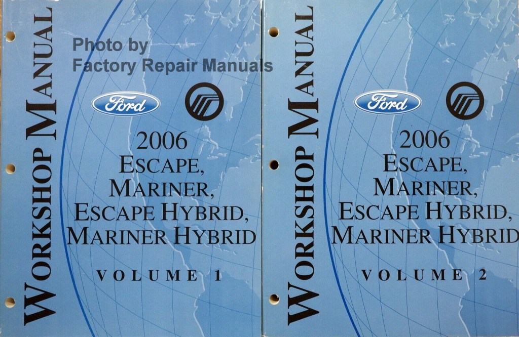 Picture of: Ford Escape Mercury Mariner Factory Service Manual Set Original Shop  Repair