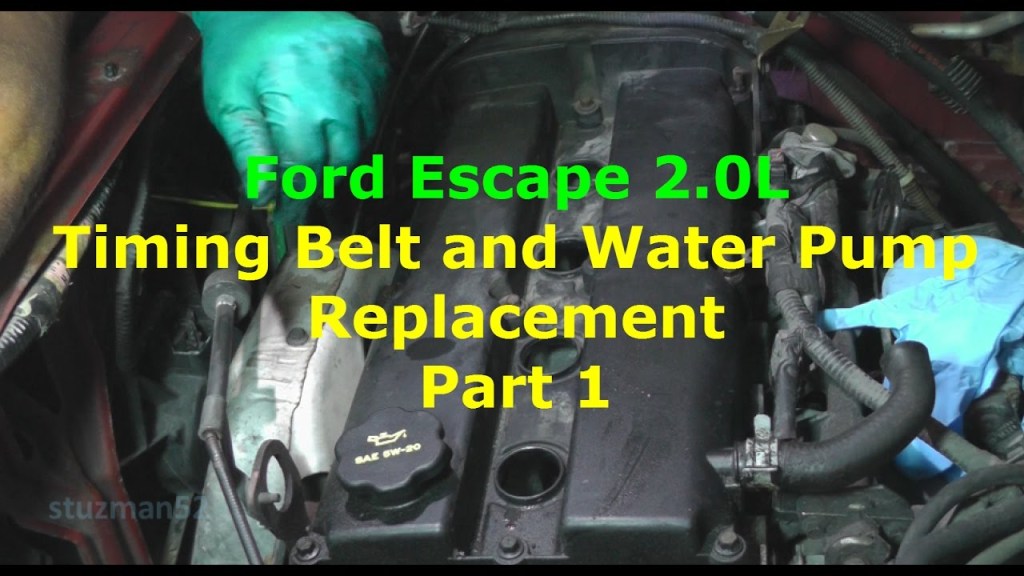 Picture of: Ford Escape Timing Belt and Water Pump Replacement – Part