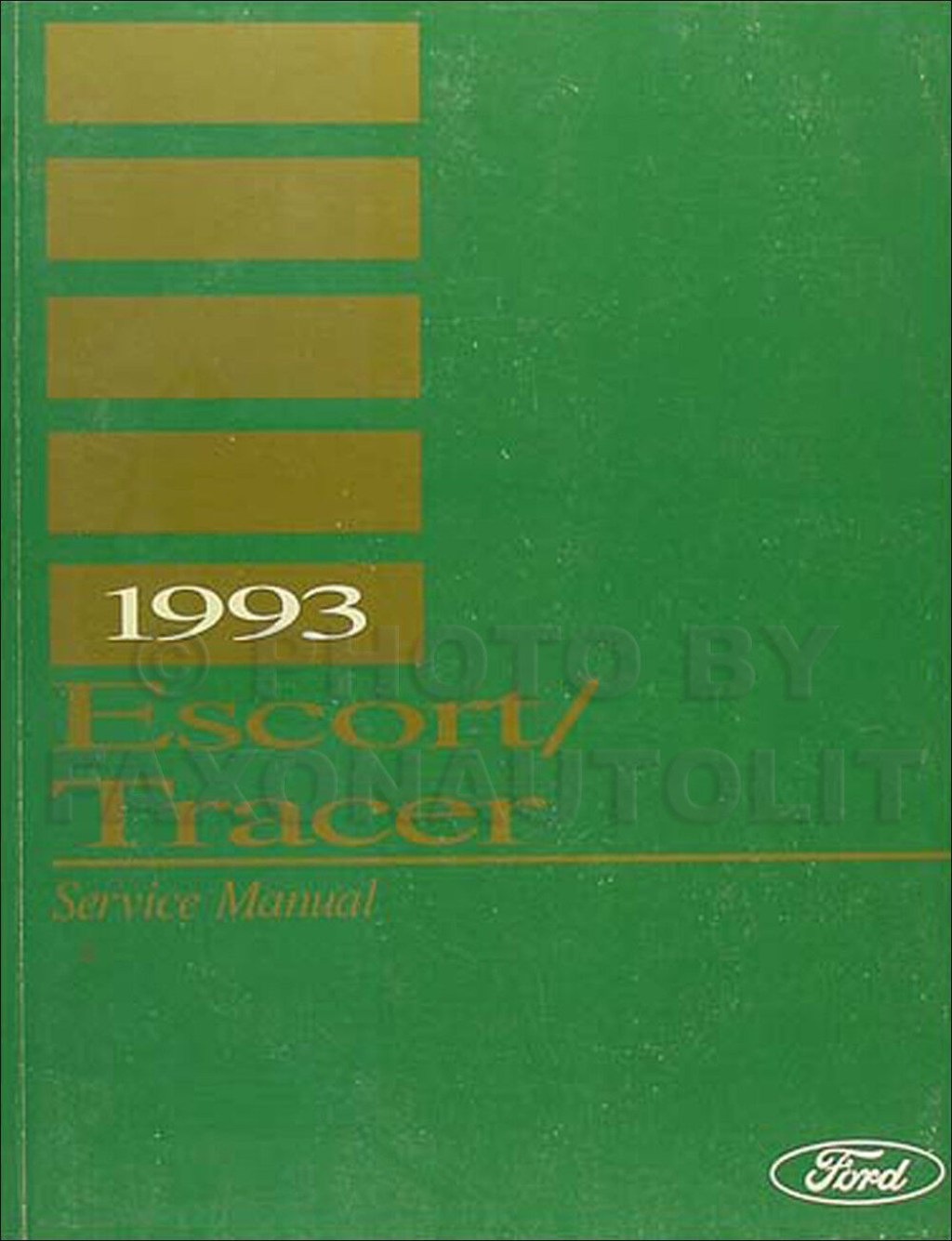 Picture of: Ford Escort Mercury Tracer Shop Manual Original Repair Service Book OEM