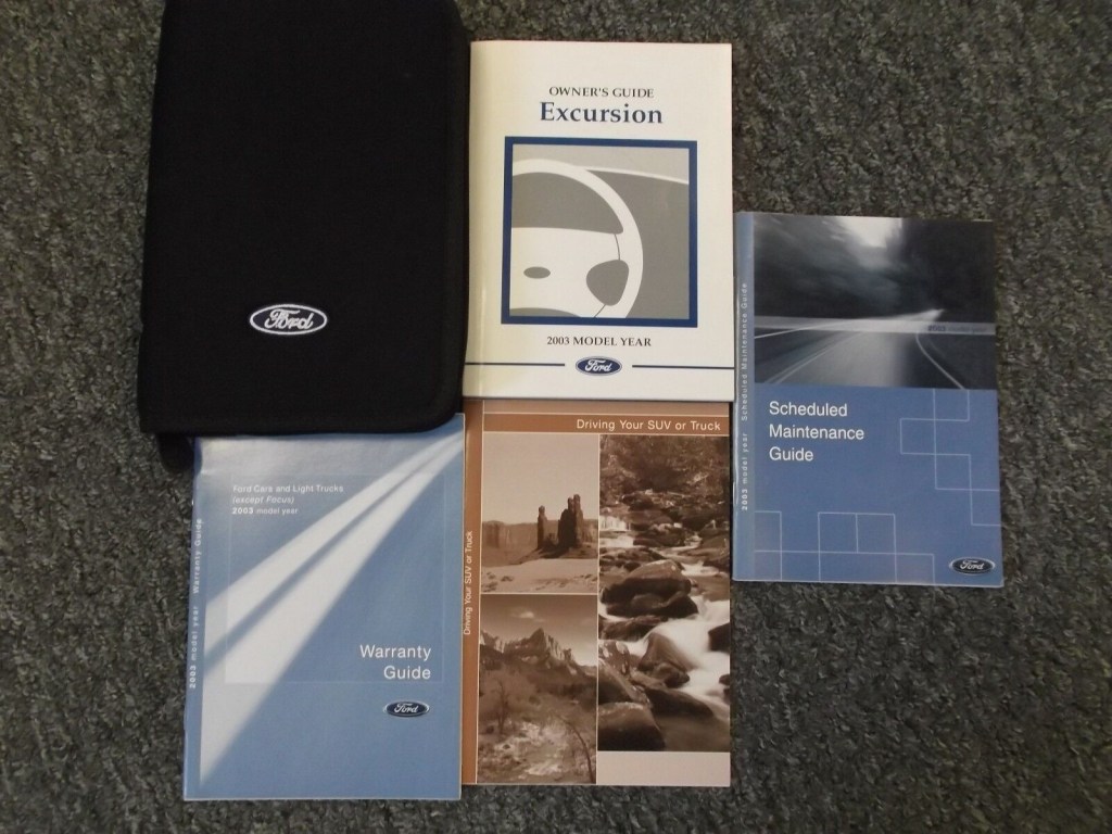 Picture of: Ford Excursion XLT Eddie Bauer Limited Premium Owner User Guide Manual   eBay