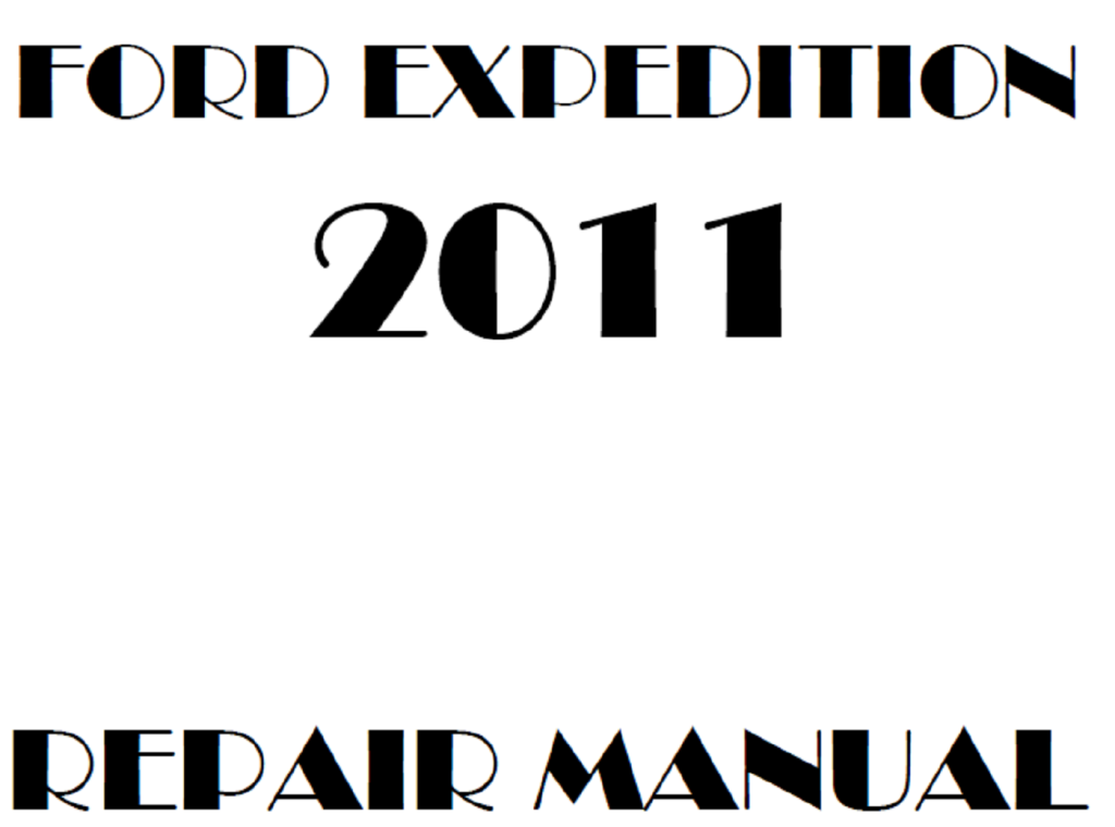 Picture of: Ford Expedition repair manual – OEM Factory Manual