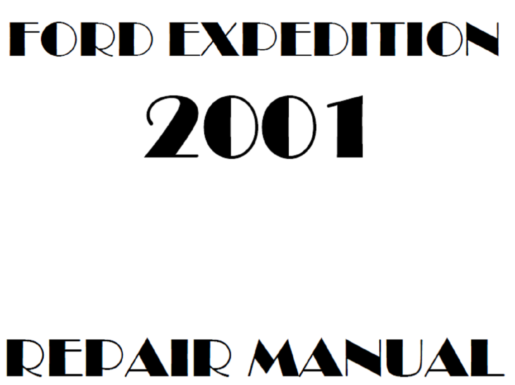 Picture of: Ford Expedition repair manual – OEM Factory Manual