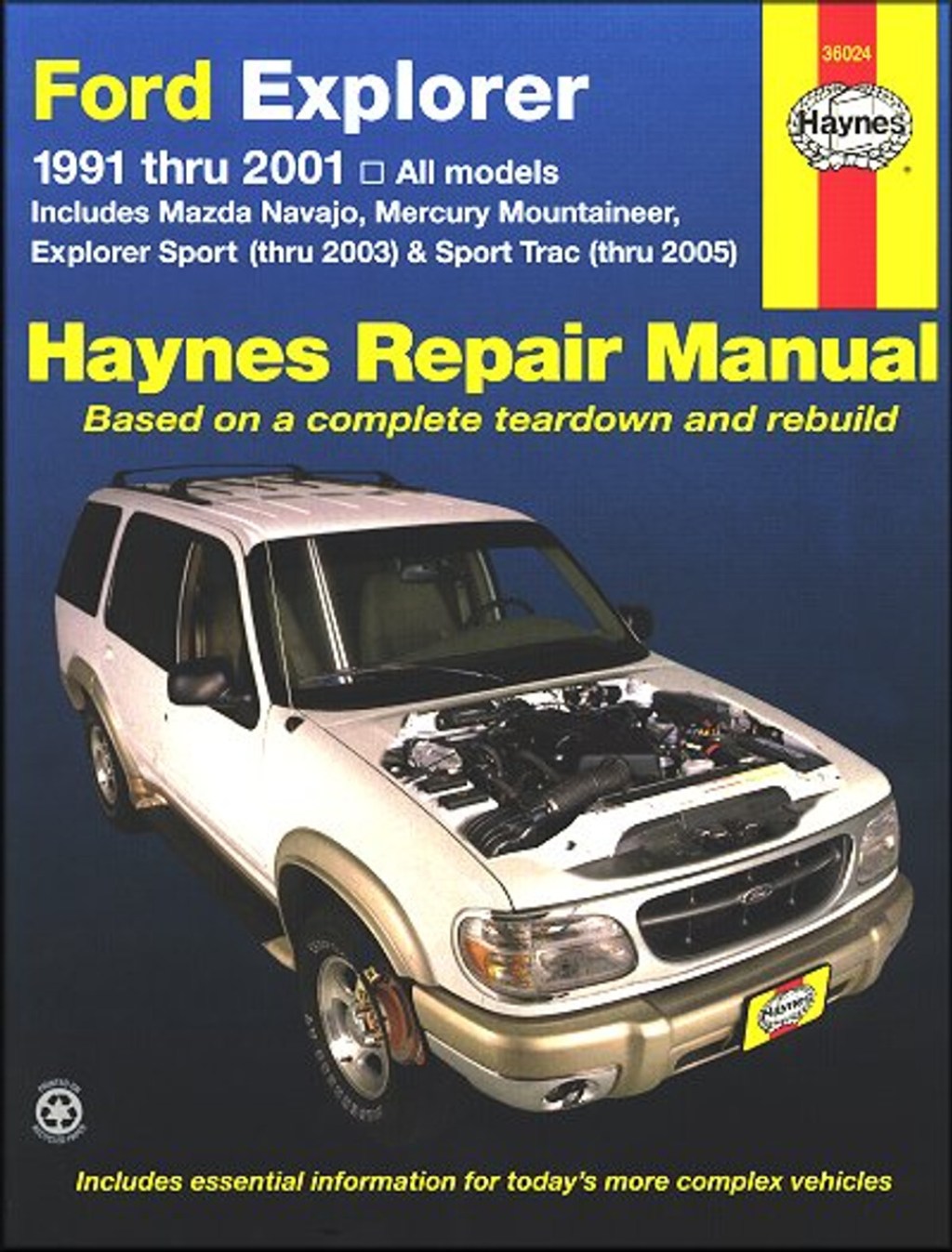 Picture of: Ford Explorer, Mazda Navajo, Mercury Mountaineer Repair Manual –