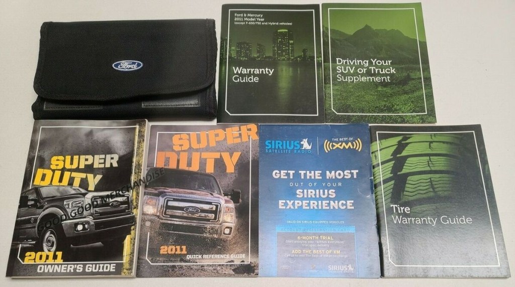 Picture of: FORD F F F F OWNERS MANUAL SUPER DUTY V WD WD PICKUP  TRUCKS