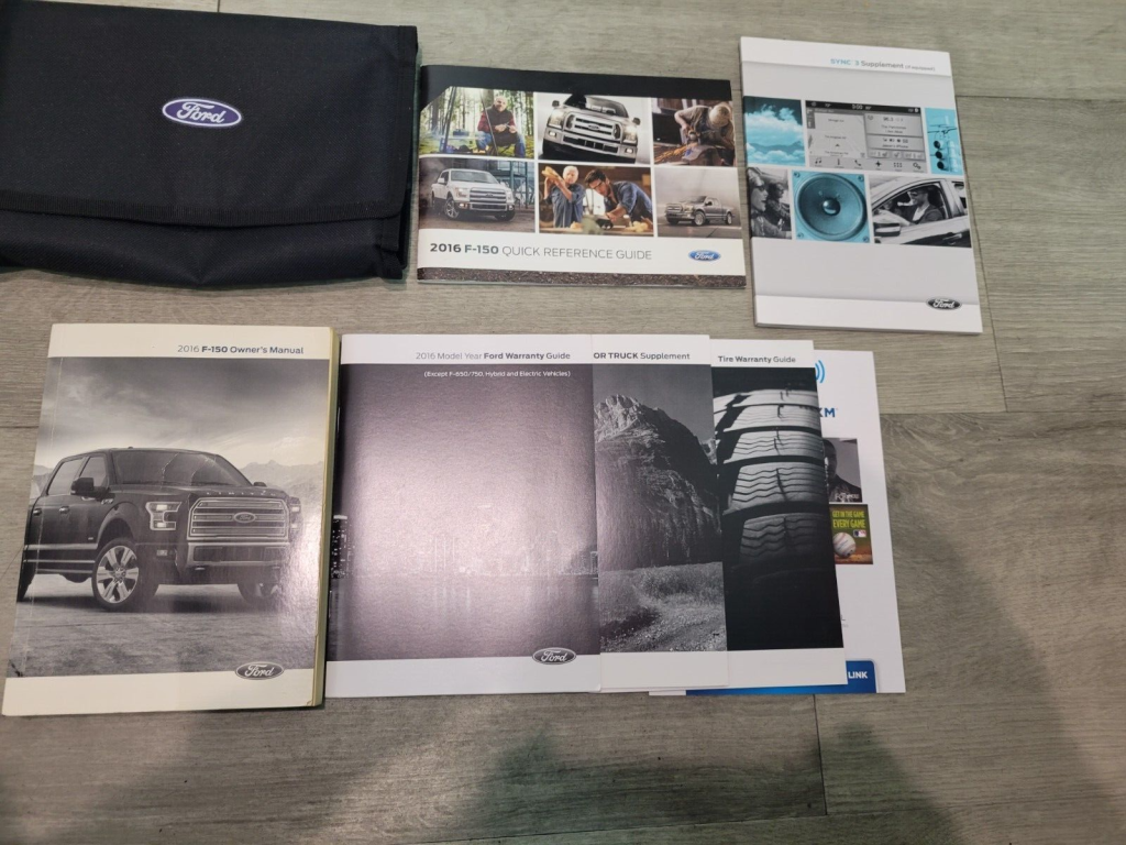 Picture of: Ford F OEM Owners Manual set with case XL XLT LARIAT PLATINUM KING  RANCH
