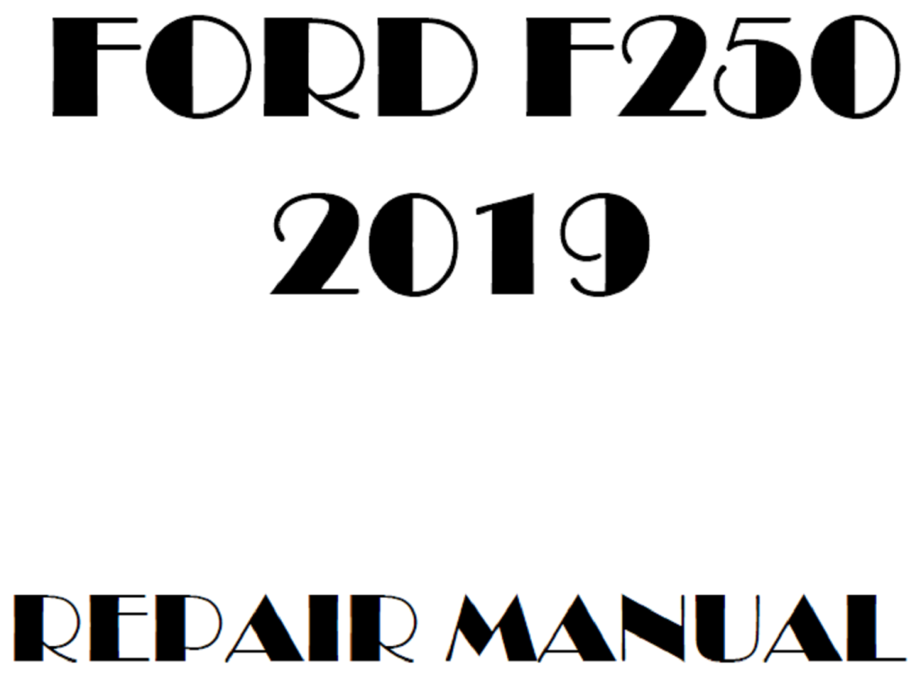 Picture of: Ford F- repair manual – OEM Factory Service Manual