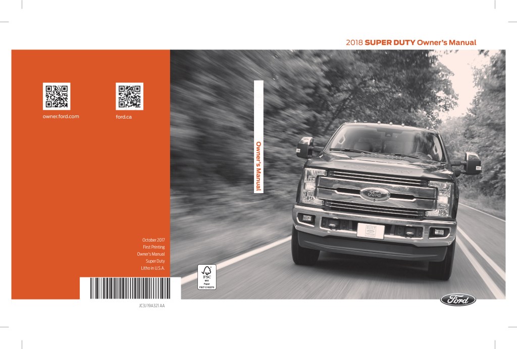Picture of: Ford F Super Duty owners manual – OwnersMan