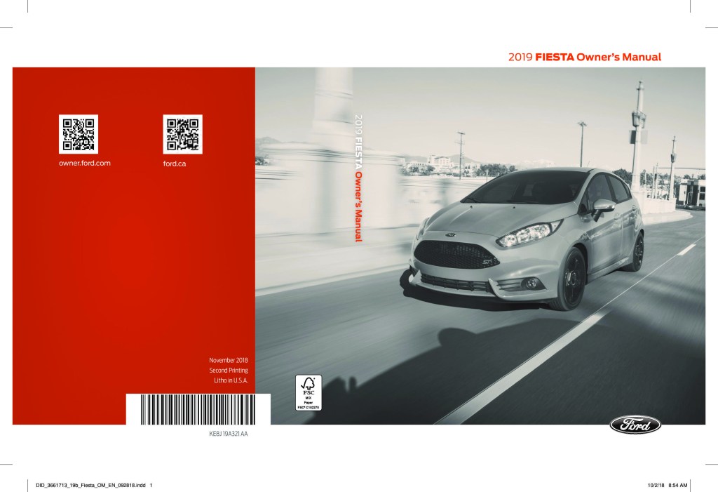 Picture of: Ford Fiesta owners manual – OwnersMan