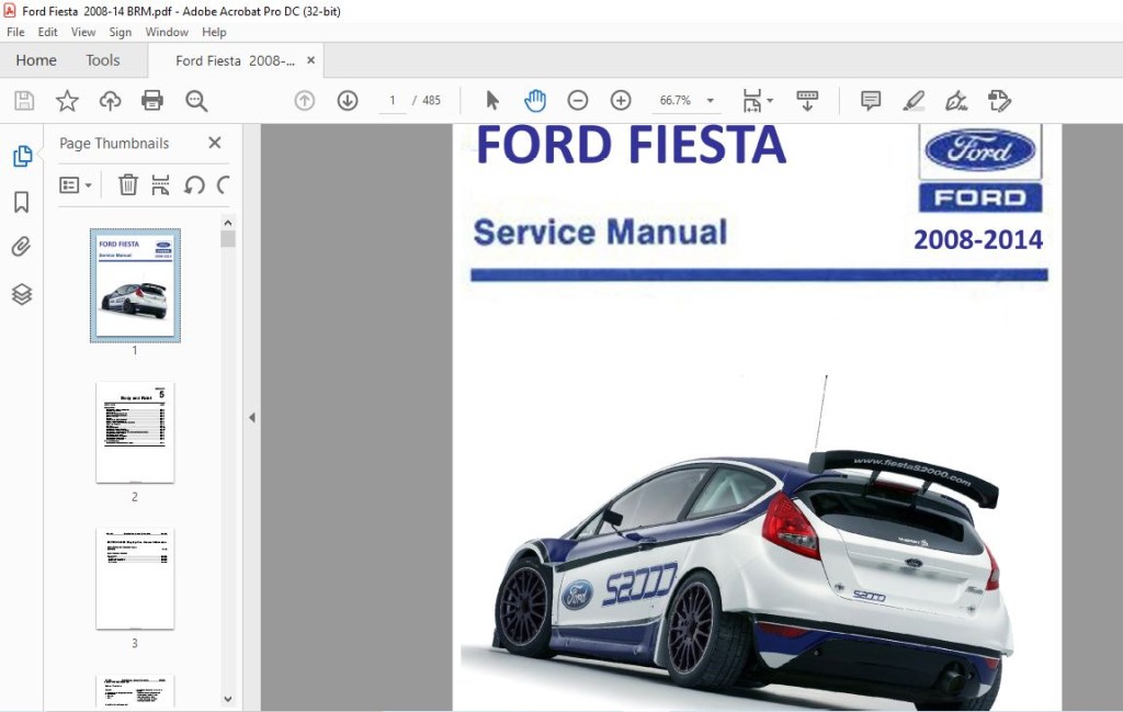 Picture of: – FORD FIESTA SERVICE MANUAL – HeyDownloads – Manual Downloads