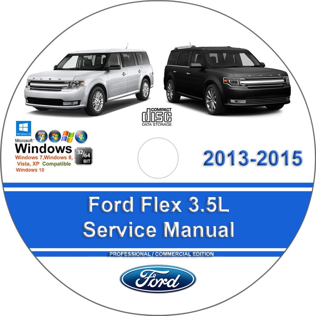 Picture of: Ford Flex    Factory Workshop Service Repair Manual + Wiring on  CD