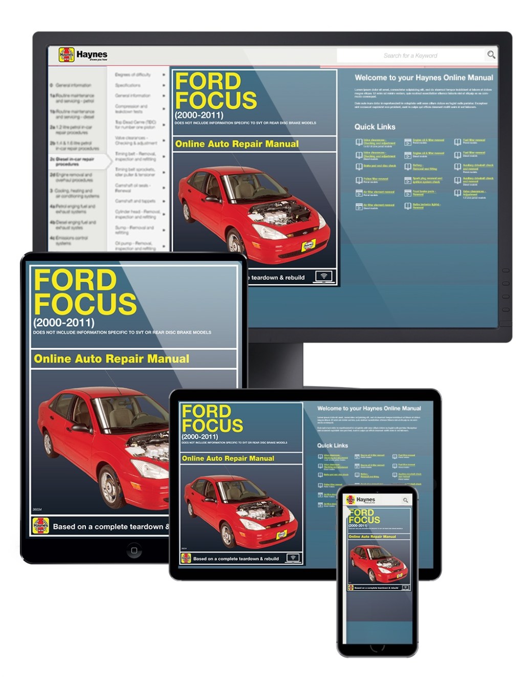 Picture of: Ford Focus (-) Haynes Online Manual