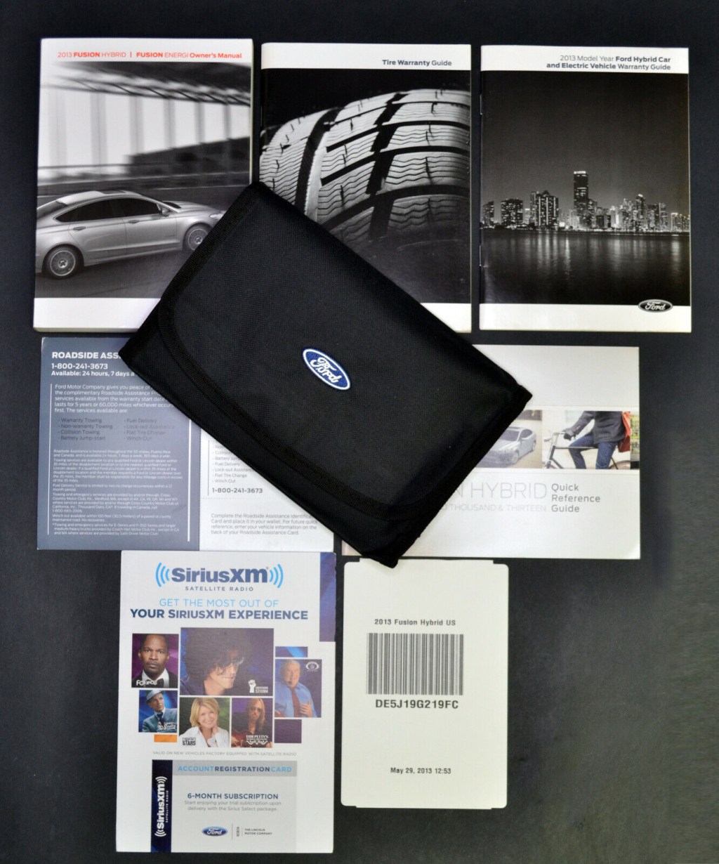 Picture of: Ford Fusion Hybrid Energi Owners Manual Package With Ford Case OEM ‘