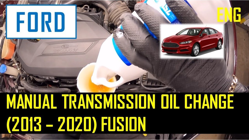 Ford Fusion (Mondeo) Manual Transmission Fluid Change