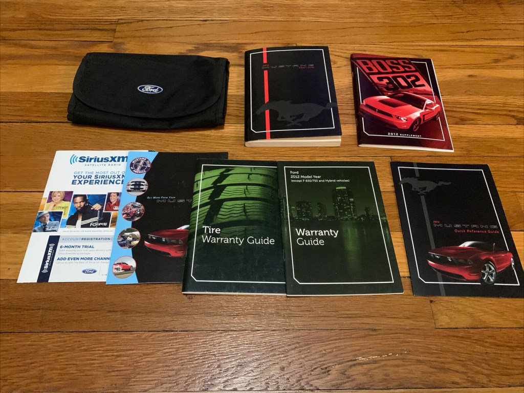 Picture of: Ford Mustang Boss  Owners Manual With Case OEM Free Ship