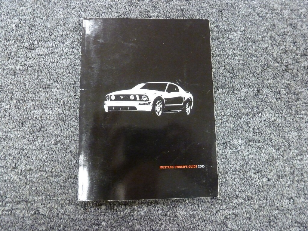 Picture of: Ford Mustang Coupe Convertible Owner Manual GT Deluxe Premium .L