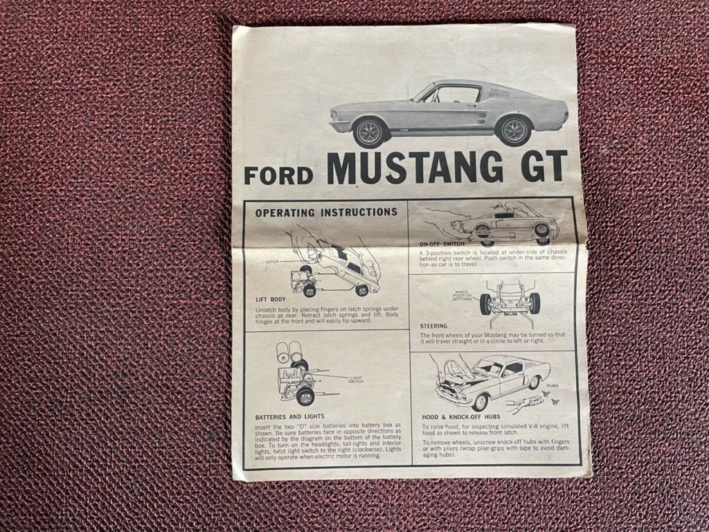 Picture of: Ford Mustang GT Wen-Mac Operating Instructions –  pages