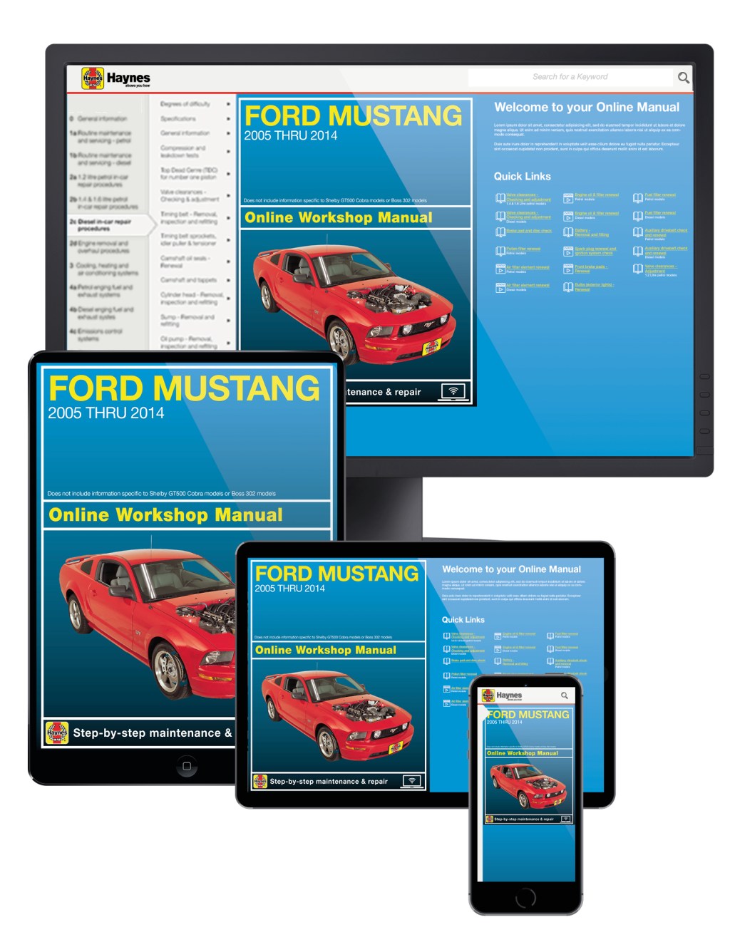 Picture of: Ford Mustang (-) Haynes Online Manual