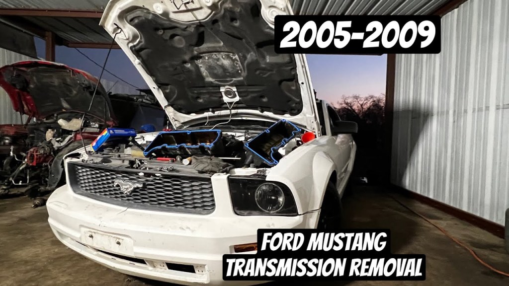 Picture of: – ford mustang transmission removal