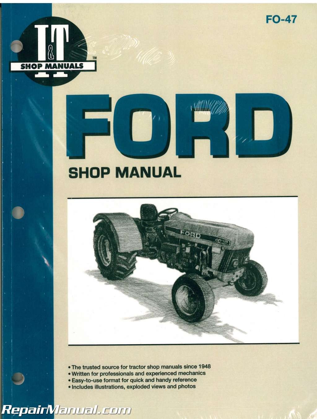 Picture of: Ford New Holland , , ,  and  Tractor Workshop Manual
