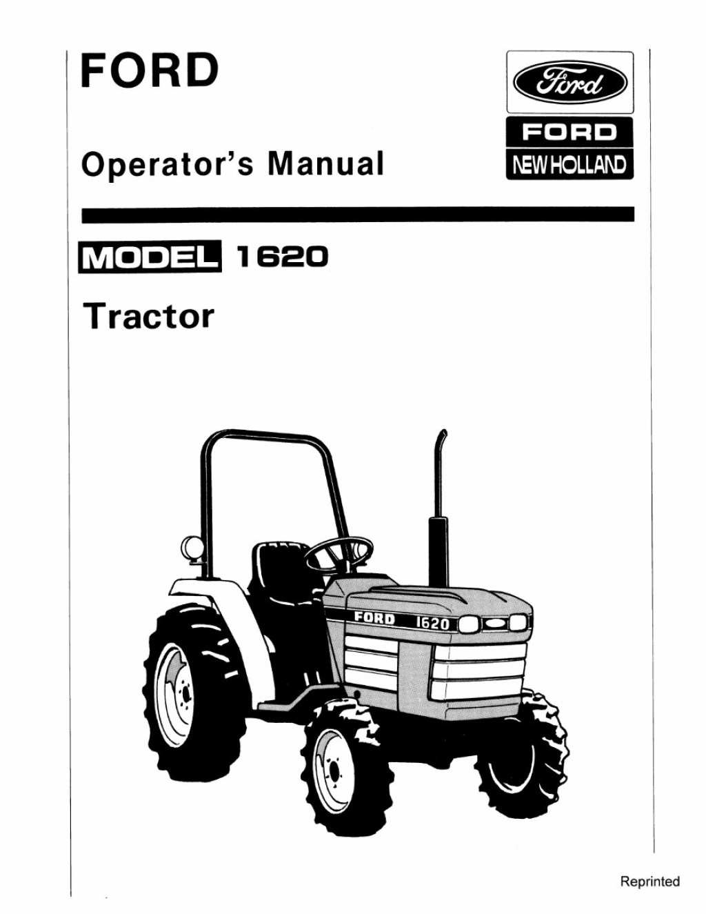 Picture of: FORD New Holland  Tractor Operators Manual