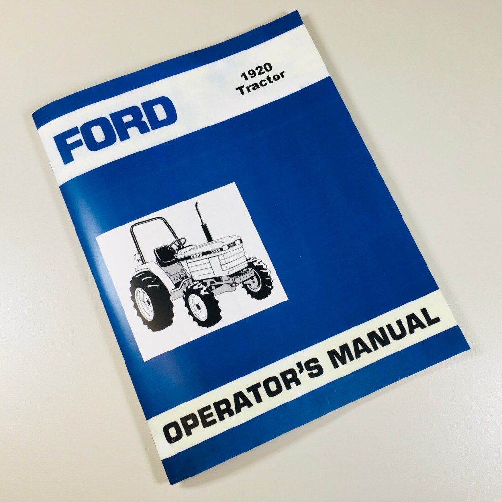 Picture of: Ford New Holland  Tractor Operators Owners Manual
