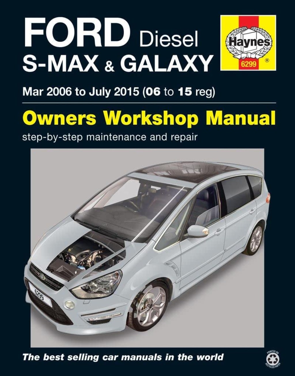 Picture of: Ford S-MAX & Galaxy Diesel (Mar  – July ) Haynes Repair Manual  (Paperback)