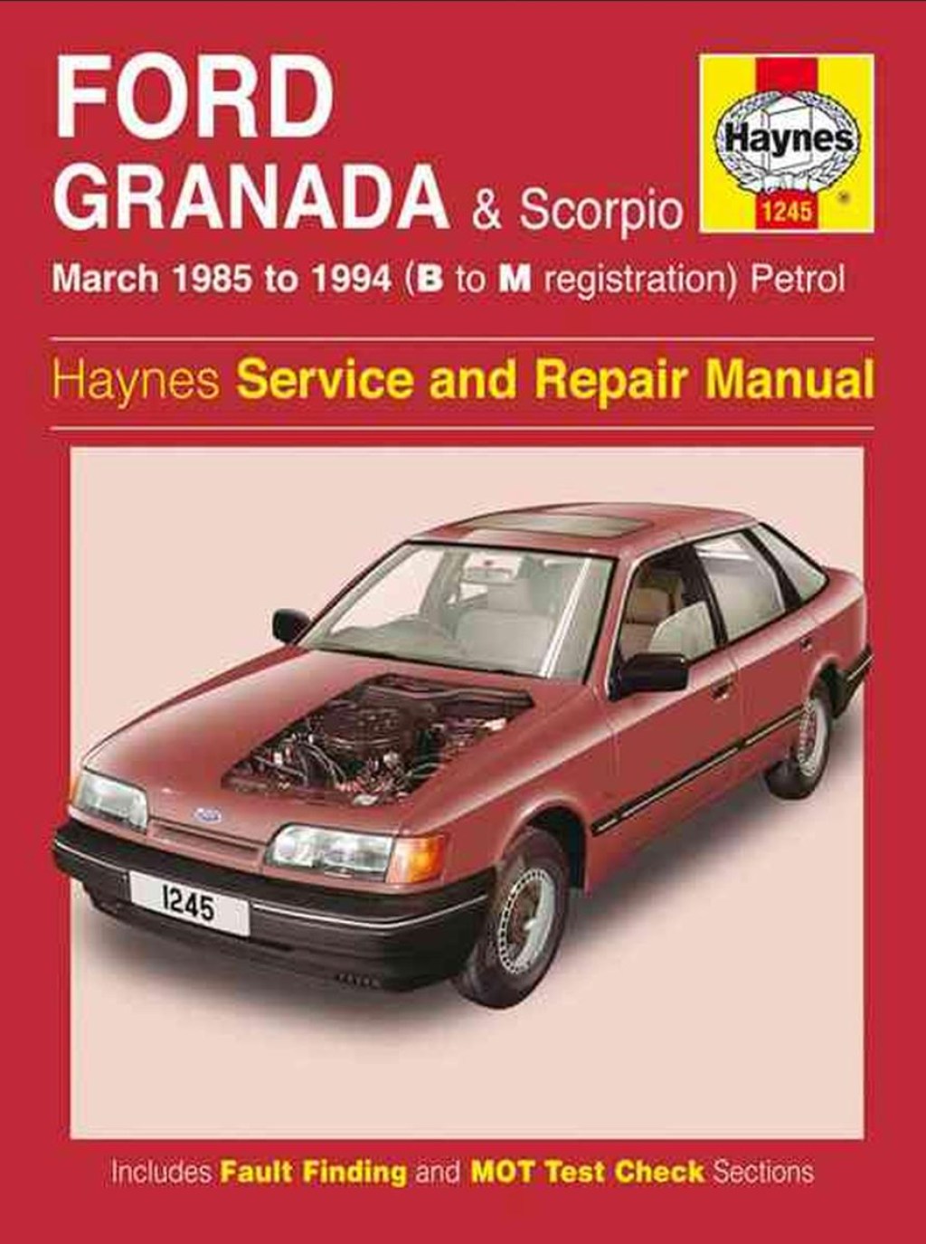 Picture of: Ford Scorpio  –  Service Repair Manual – Download In PDF