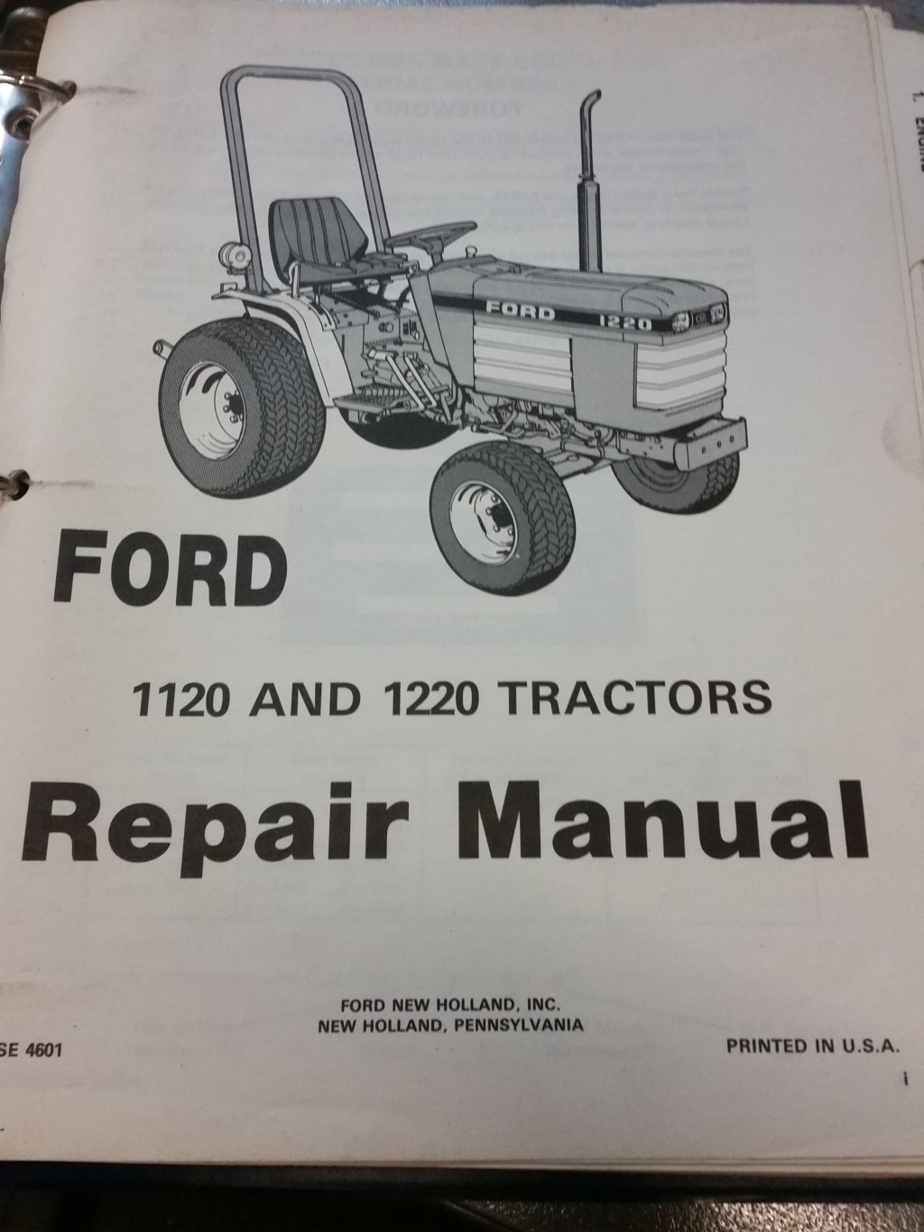 Picture of: Ford – Tractor Repair Manual – HVTM