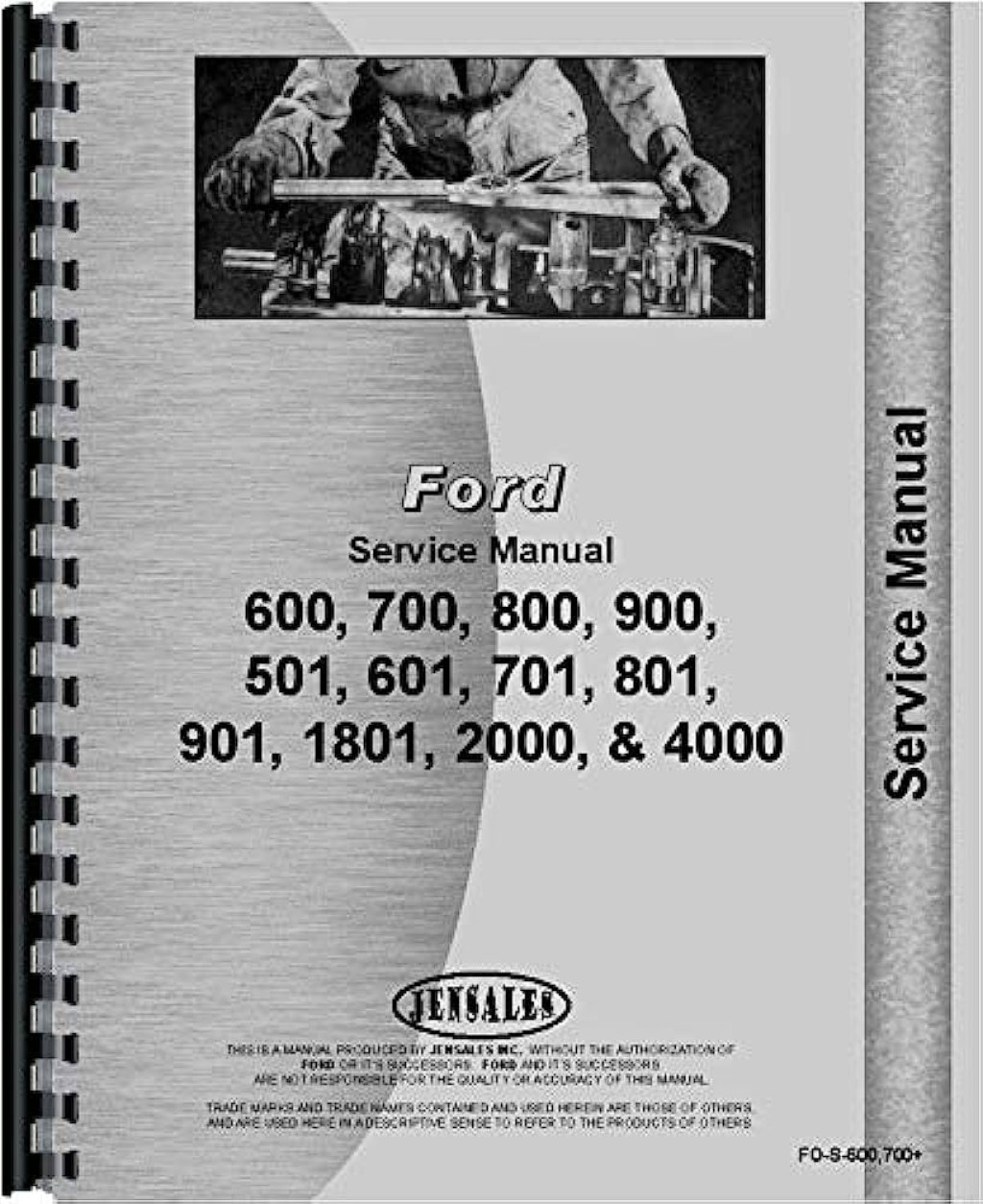 Picture of: Ford  Tractor Service Manual (-): Amazon
