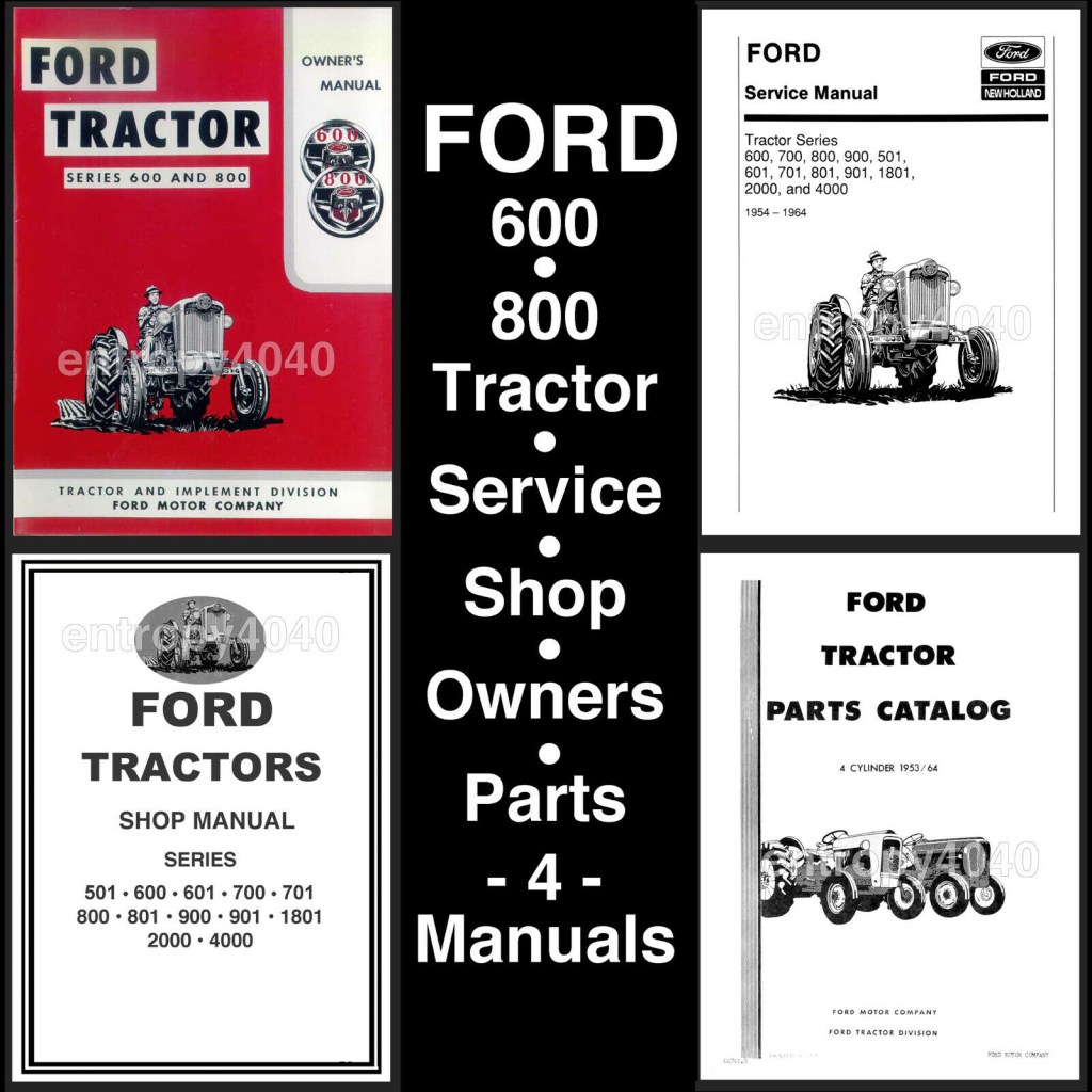 Picture of: Ford   Tractor SERVICE Manual, PARTS Catalog, OWNERS Manuals  – SET