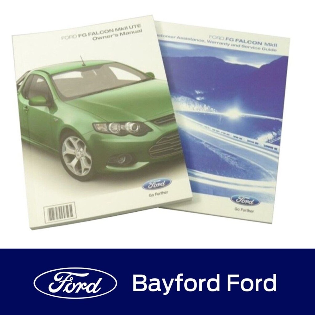 Picture of: Genuine Ford FG Mk Falcon Utility Owners Manual Kit Books Base