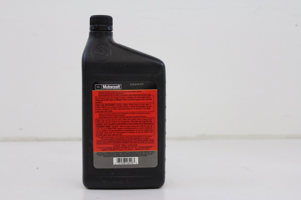 Picture of: Genuine Ford Fluid XT-M-QS Full Synthetic Manual Transmission Fluid –   Quart , black