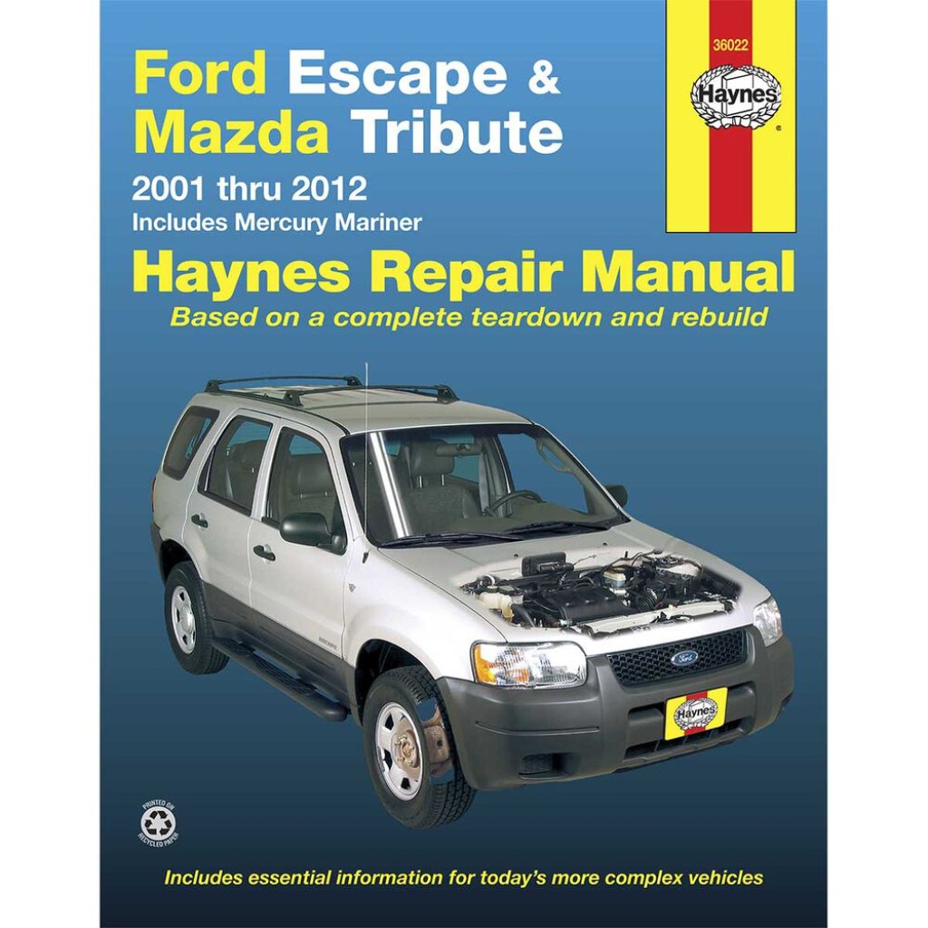 Picture of: Haynes Car Manual For Ford Escape / Mazda Tribute – –
