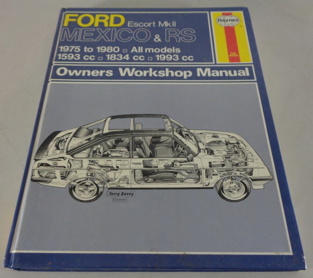 Picture of: Haynes Workshop Manual / Reparaturanleitung Ford Escort Mk II Mecixo & RS