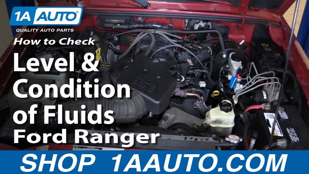 Picture of: How to Check Level and Condition of Fluids in Your – Ford Ranger