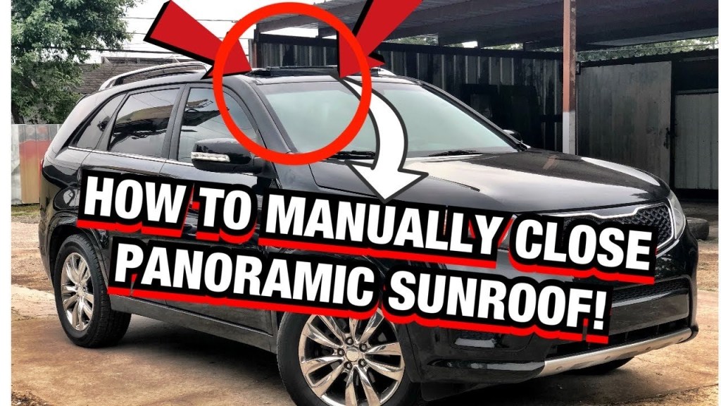 Picture of: HOW TO MANUALLY CLOSE A PANORAMIC SUNROOF / HOW TO MANUALLY CLOSE ANY  SUNROOF!
