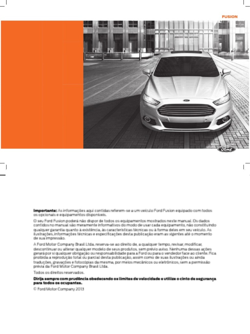Picture of: Manual Ford Fusion   PDF  Airbag  Celulares
